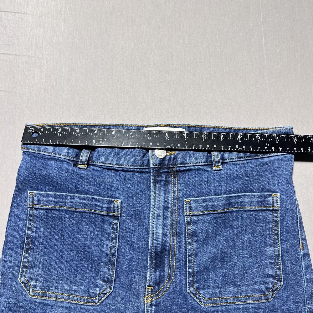 Jeanerica St. Monica Jeans Flare Wide Leg Vintage 95 High Rise SW006 Size 29 - Picture 10 of 16